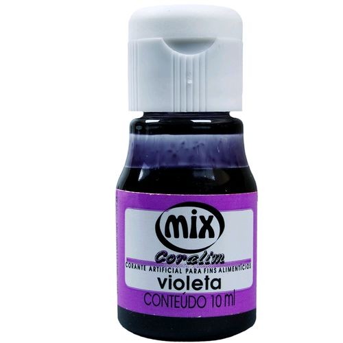 Corante Líquido 10ml - Mix - Violeta